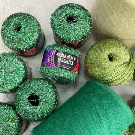 Пряжа Galaxy Disco пайетки