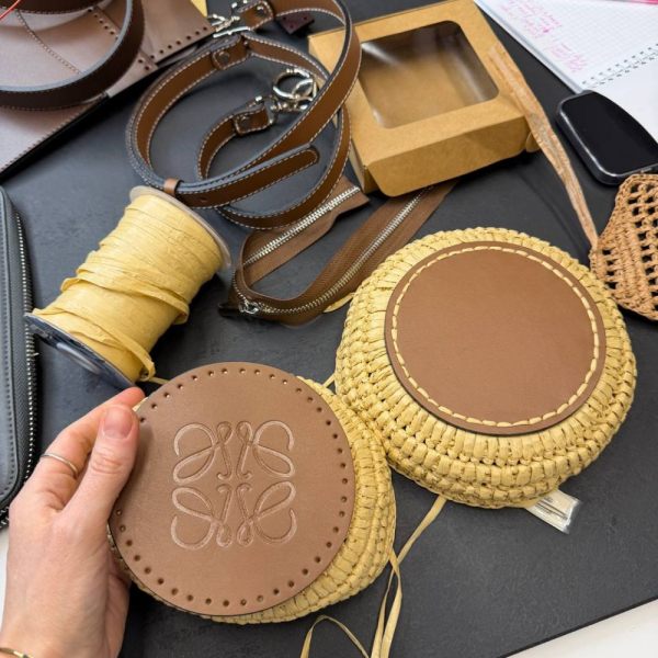 Набор для сумки БОЧОНОК Loewe Mini X из натуральной кожи