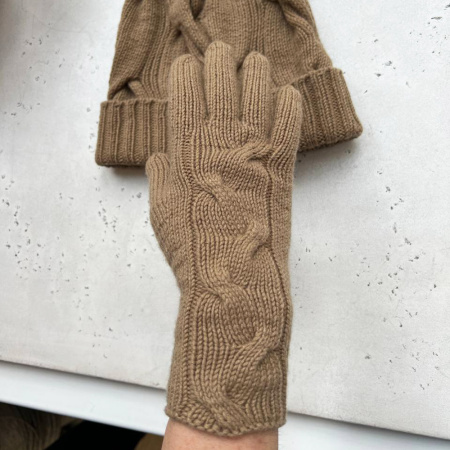 Описание вязания #Перчатки_Loro_Piana