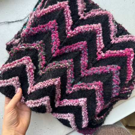 Описание вязания #Палантин_МИССОНИ