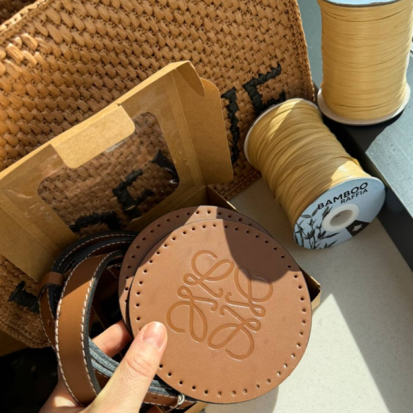 Набор для сумки БОЧОНОК Loewe Mini X из натуральной кожи