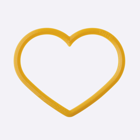 Маркеры для вязания сердце Amicolle Tulip 5x6.5 мм. 10 шт.уп. Цвет желтый арт. AC-003e