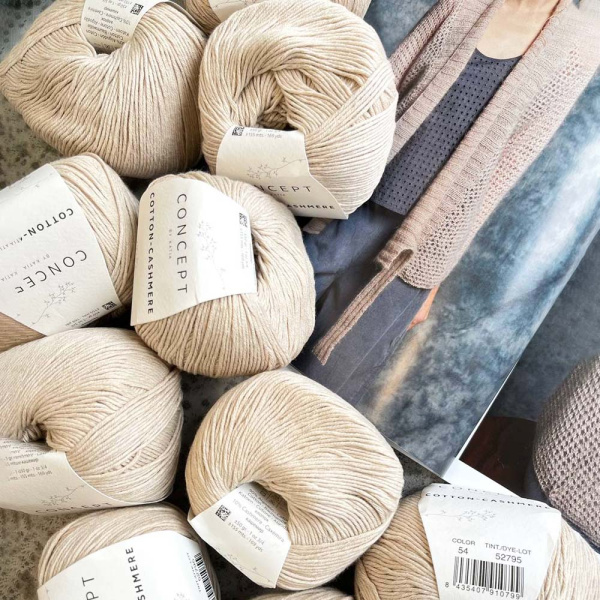 Пряжа Katia Cotton-Cashmere