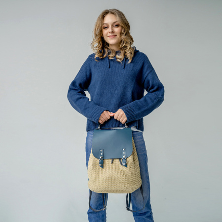 Описание вязания #Рюкзак_Европейский 2 вида узора!