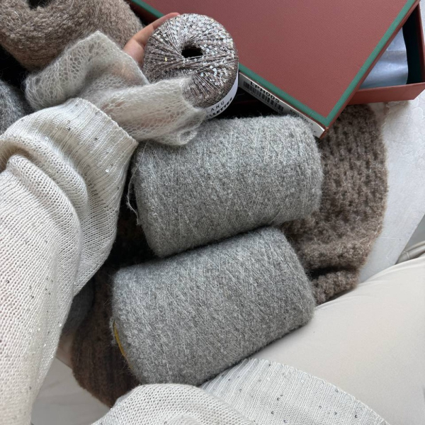 Бобина букле Baby Alpaca Loro Piana