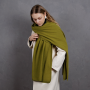 Кашемировый палантин by WoolDom, Лемонграсс