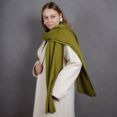 Кашемировый палантин by WoolDom, Лемонграсс