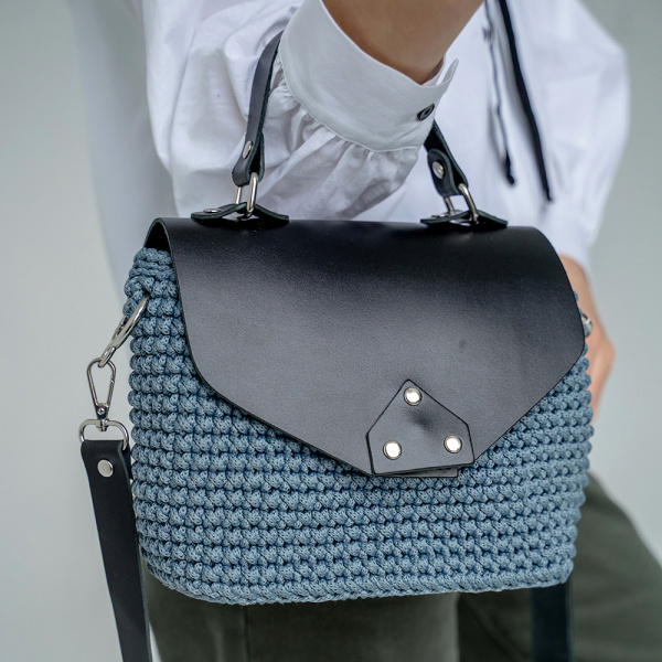 Описание вязания #Сумка_Париж