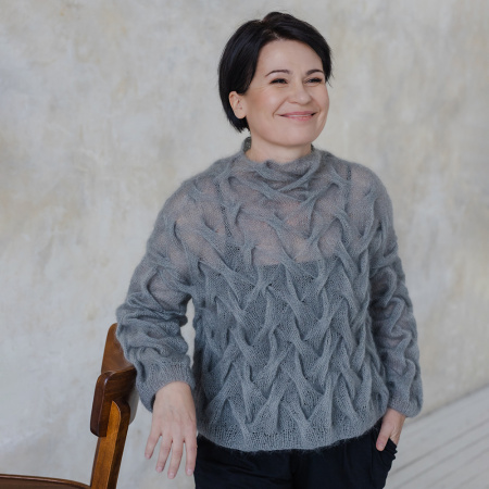 Описание вязания #Свитер_Шарлотка