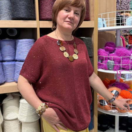 Описание вязания #Футболка_Сисик