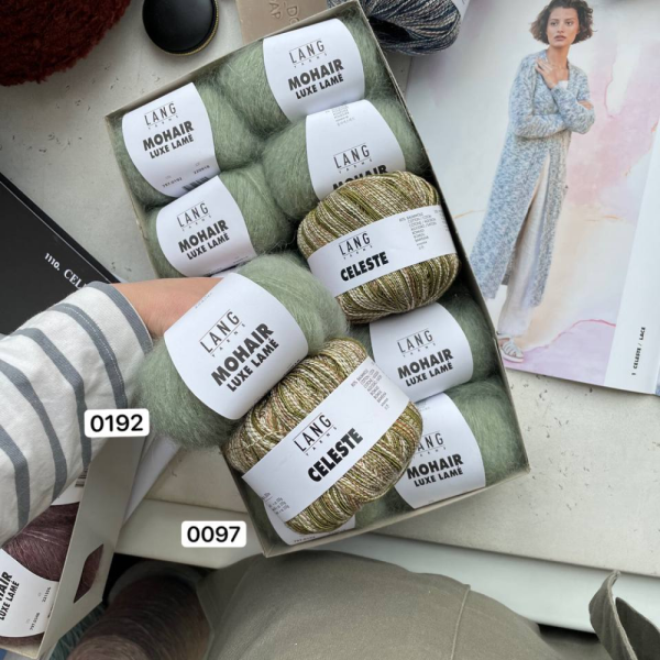 Пряжа Lang Mohair Luxe Lame