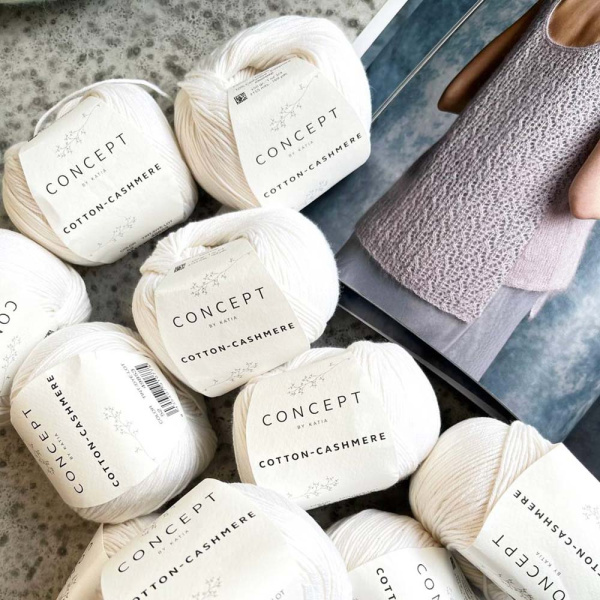 Пряжа Katia Cotton-Cashmere