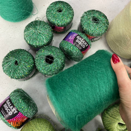 Пряжа Galaxy Disco пайетки