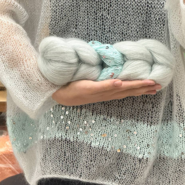 Косичка кидмохер на шелке Craft Pail