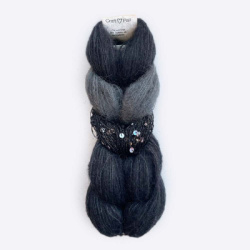 Косичка кидмохер на шелке Craft ❤ Pail (Шелковый черный Luxury)