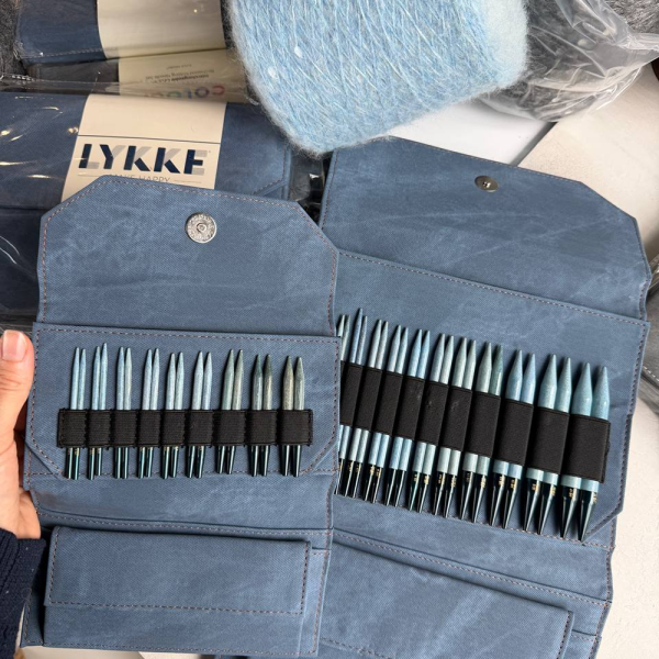 Набор спиц 7 см 9 пар LYKKE Indigo
