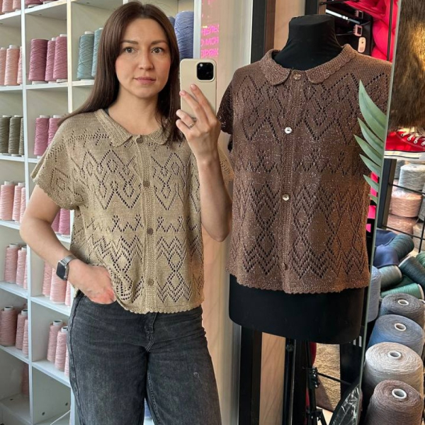 ПРЕДЗАКАЗ! Описание вязания #Рубашка_Даши