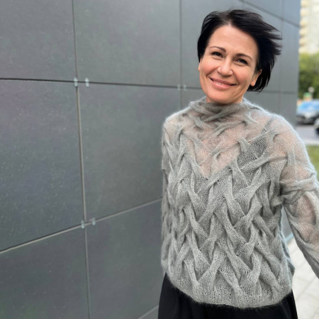 Описание вязания #Свитер_Шарлотка