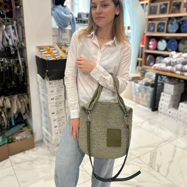 Описание вязания #Сумка_LOEWE_Basik