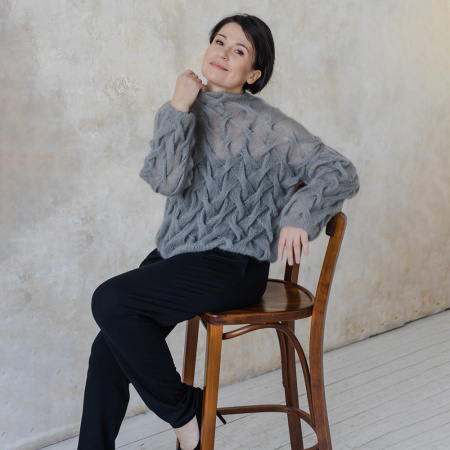 Описание вязания #Свитер_Шарлотка