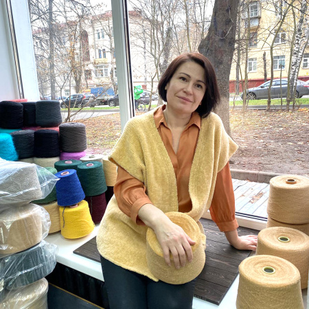 Описание вязания #Жилет_Peluce