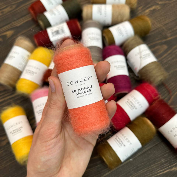 Пряжа Katia 50 Mohair Shades