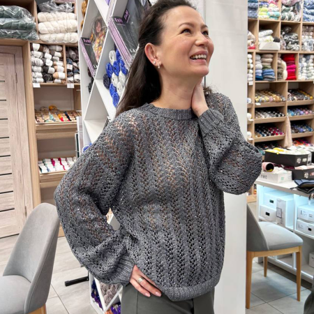 Описание вязания #Джемпер_СТЕЛЛАРЕ