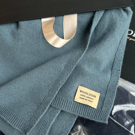 Кашемировый палантин WoolDom, Сизый голубь