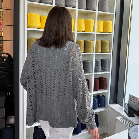 Описание вязания #Кардиган_Беладонна