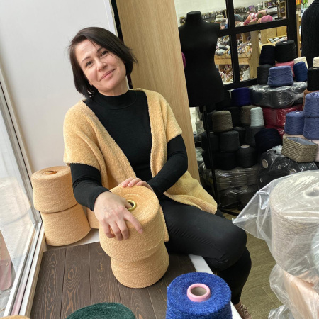 Описание вязания #Жилет_Peluce