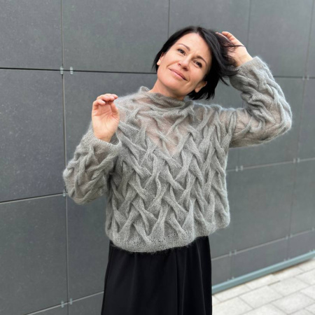 Описание вязания #Свитер_Шарлотка