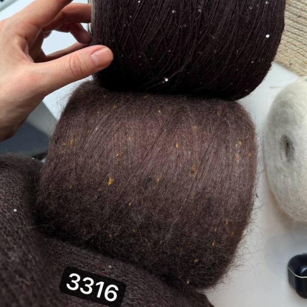 Бобинная пряжа Silkid Tweed