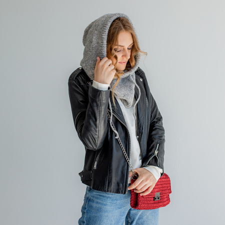 Описание вязания #Сумка_ поясная