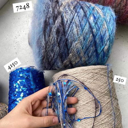 Описание вязания #Мульти_кучи