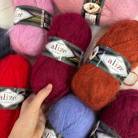 Пряжа Alize Mohair classic new
