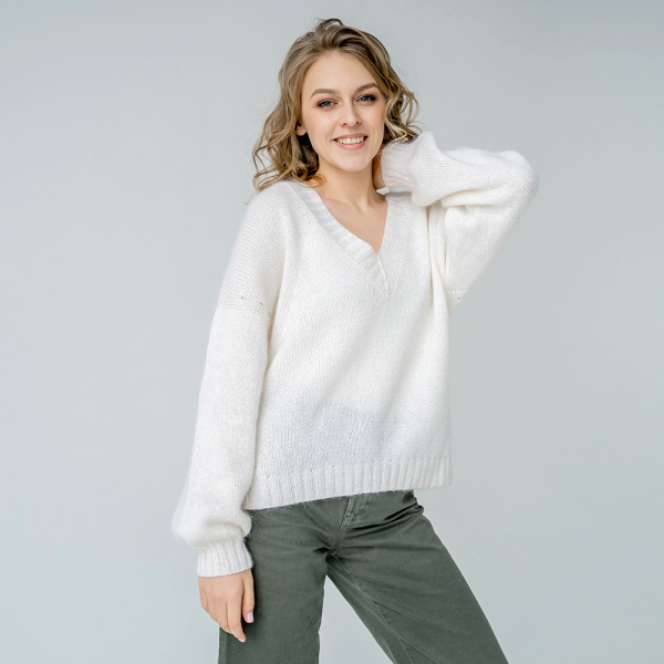 Описание вязания #Джемпер_Valera