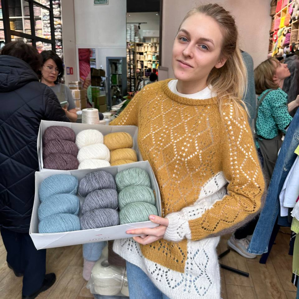 Пряжа Katia Mohair Cotton