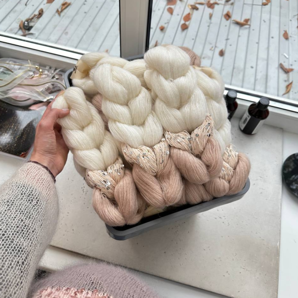 Косичка кидмохер на шелке Craft Pail