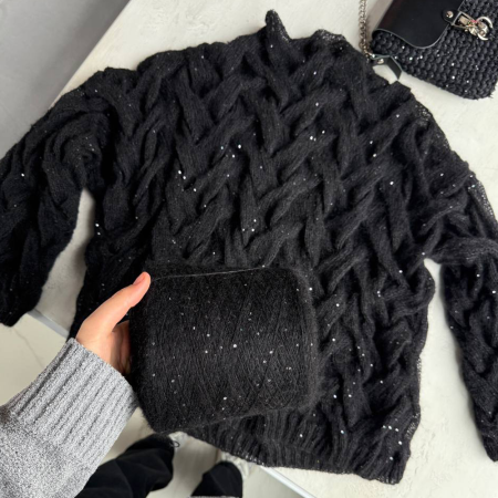 Описание вязания #Свитер_Шарлотка