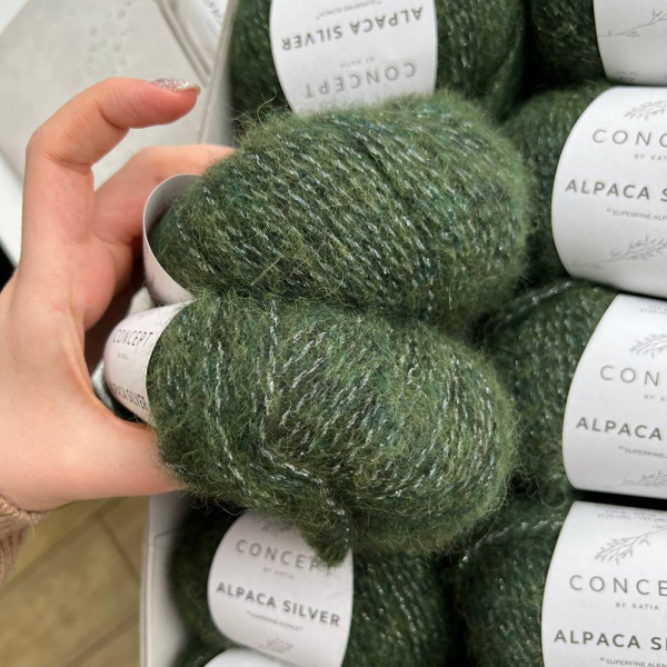 Пряжа Katia Alpaca Silver Пряжа Katia Alpaca Silver