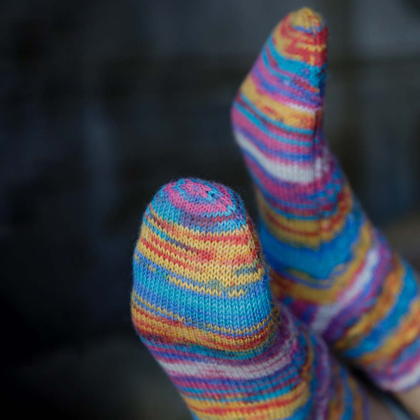 Описание вязания. НОСКИ от мыска с пяткой бумеранг и клином подъема. ТЕОРИЯ И ПРАКТИКА