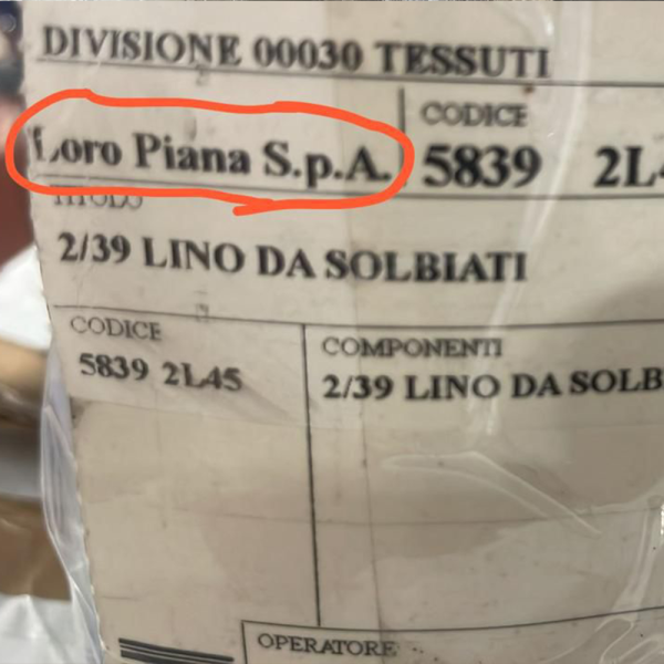 Бобина лен Loro Piana