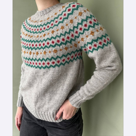 Доступ к онлайн-совместнику. Джемпер круглая кокетка