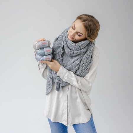 Описание вязания #Шаль_Каталония