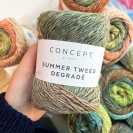 Пряжа Katia Summer Tweed Degrade