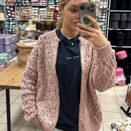 Описание вязания #Упругий_карди