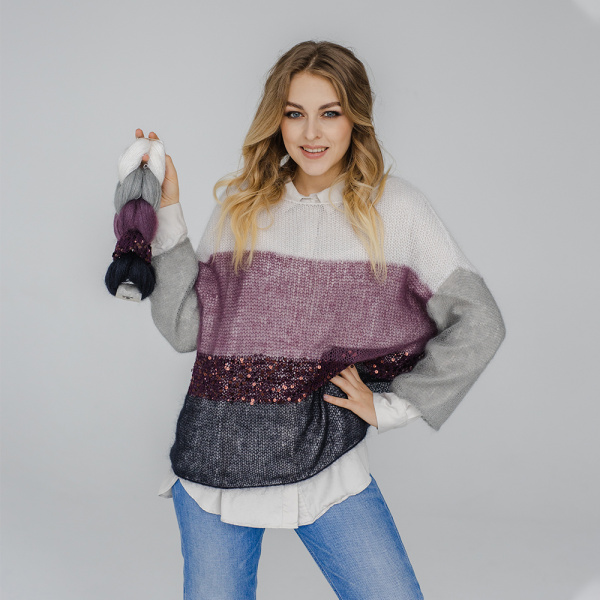 Косичка кидмохер на шелке Craft Pail