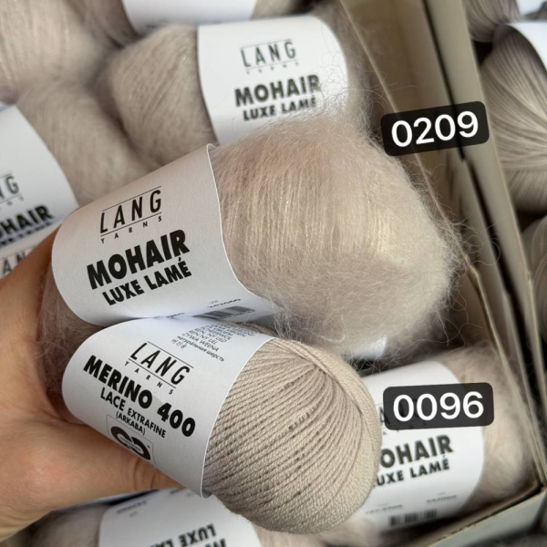 Пряжа Lang Mohair Luxe Lame
