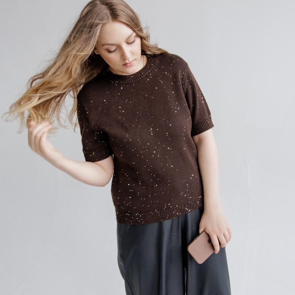 Описание вязания #Футболка_Сисик_Даша