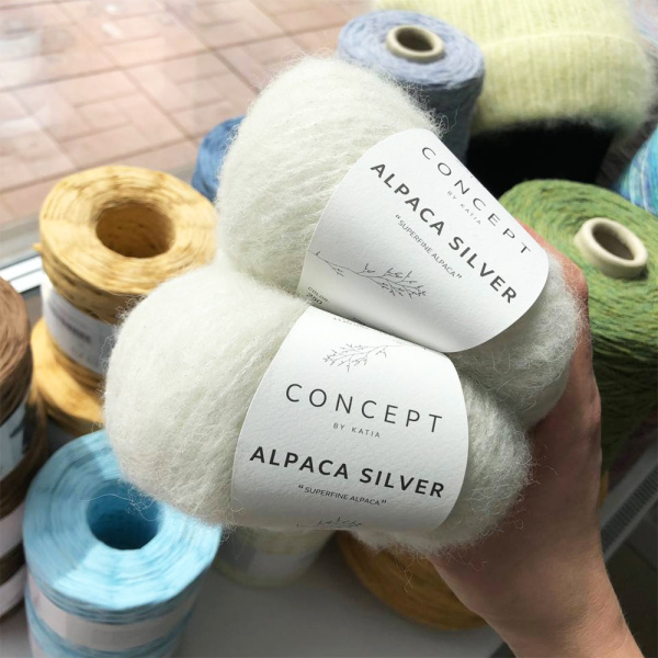 Пряжа Katia Alpaca Silver Пряжа Katia Alpaca Silver